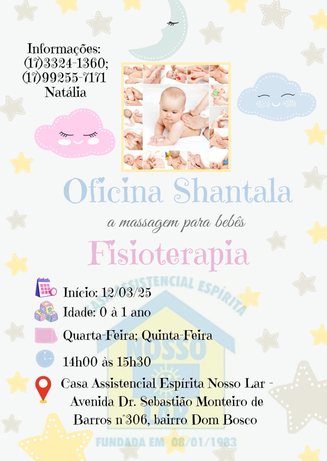 👶✨ Oficina Shantala – A massagem para bebês! ✨👣