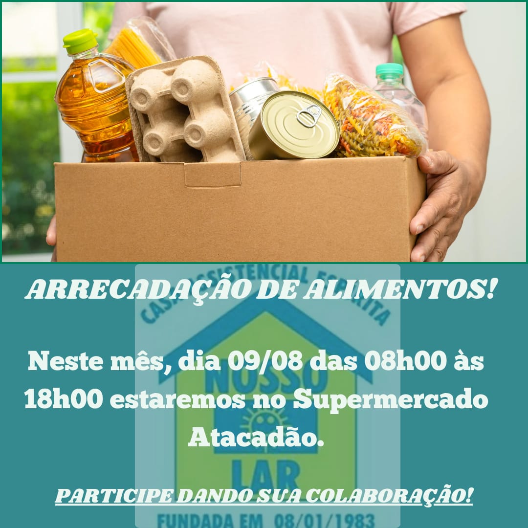🍽️ ARRECADAÇÃO DE ALIMENTOS!