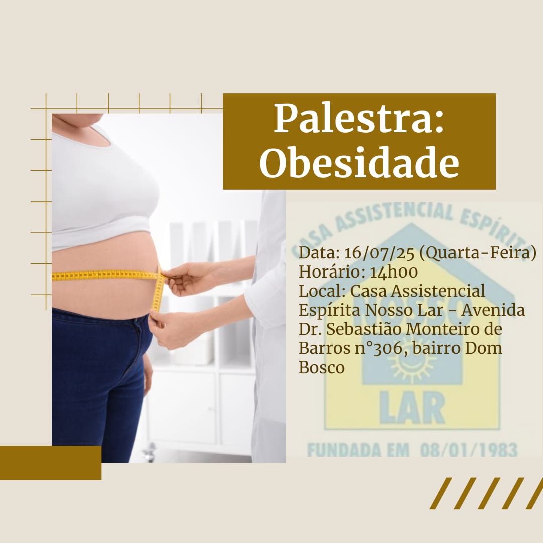 ⚠️ Palestra: Obesidade