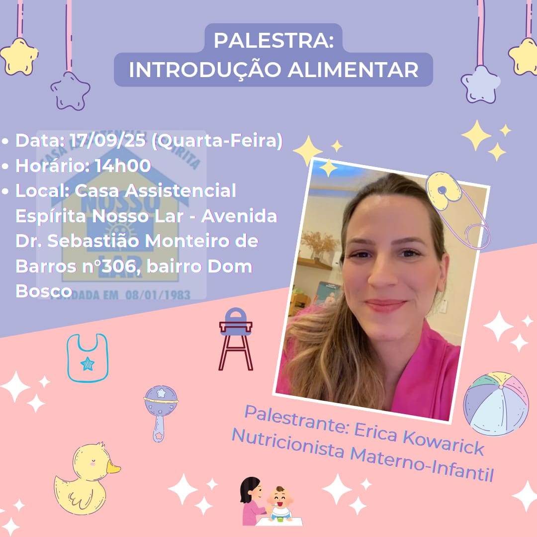🍎 Palestra: Introdução Alimentar
