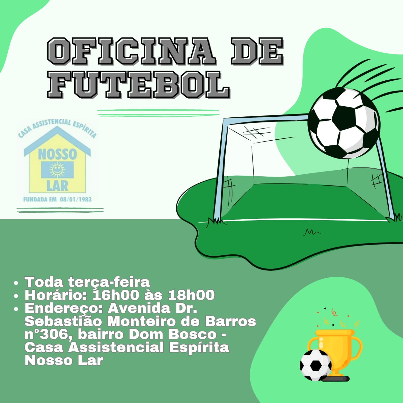 ⚽ Oficina de Futebol – Venha Participar!